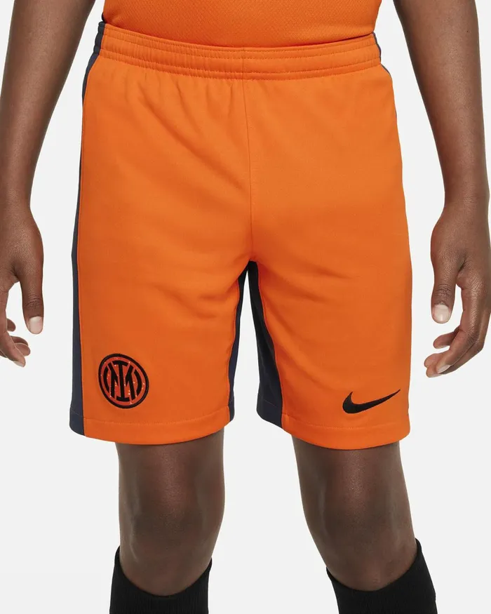 Kids Nike All Clothing Inter Milan 202324 Stadium Third Safety Orangethunder Blueblack