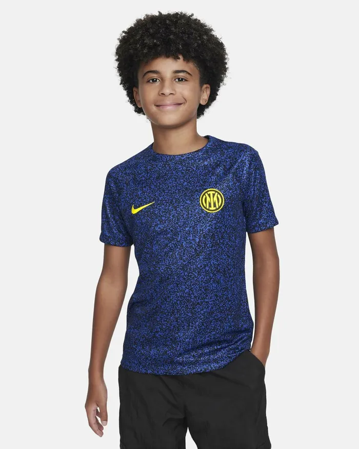 Kids Nike All Clothing Inter Milan Academy Pro Lyon Blueblackvibrant Yellow