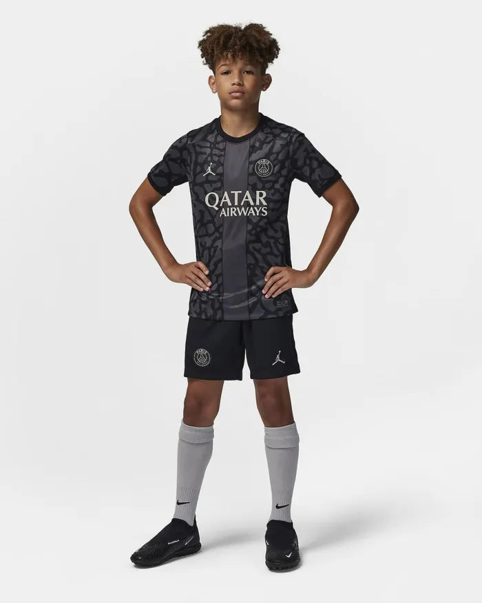 Kids Nike All Clothing Paris SaintGermain 202324 Stadium Third Blackstone