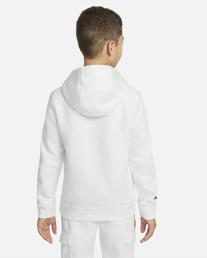 Kids Nike All Clothing Sportswear Repeat Summit Whitelight Crimson