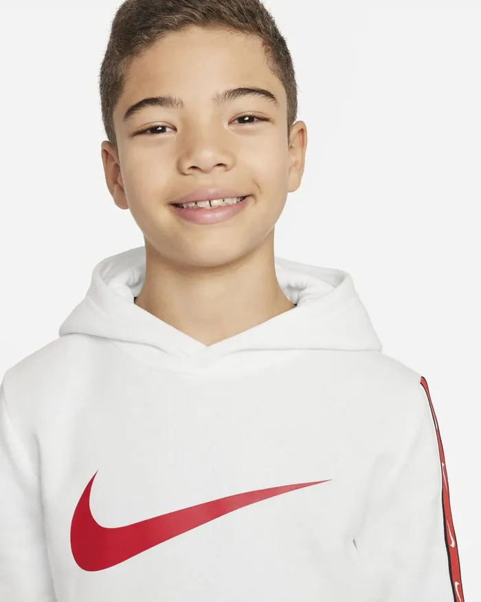 Kids Nike All Clothing Sportswear Repeat Summit Whitelight Crimson