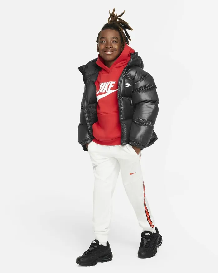 Kids Nike All Clothing Sportswear Repeat Summit Whitelight Crimson
