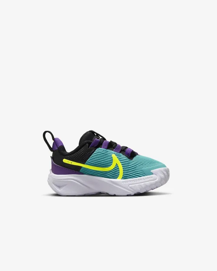 Kids Nike All Shoes Star Runner 4 SE Teal Nebulablackvoltpurple Cosmos