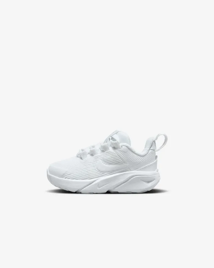 Kids Nike Baby and Toddler 03 Years Star Runner 4 Whitewhitepure Platinumwhite