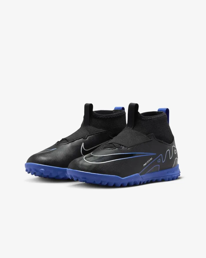 Kids Nike Football Jr Mercurial Superfly 9 Academy Blackhyper Royalchrome