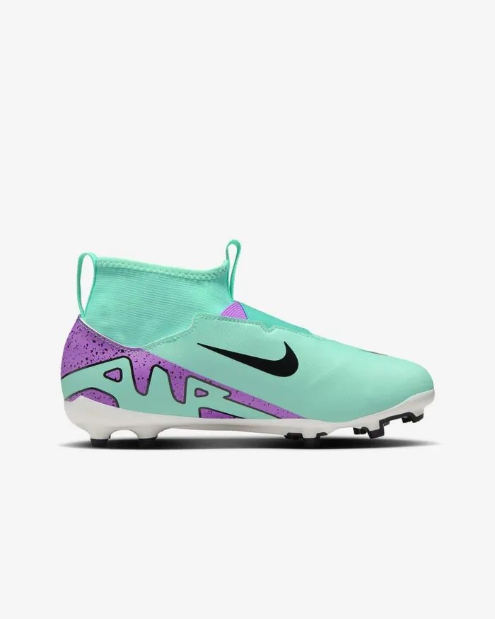 Kids Nike Football Jr Mercurial Superfly 9 Academy Hyper Turquoiseblackwhitefuchsia Dream