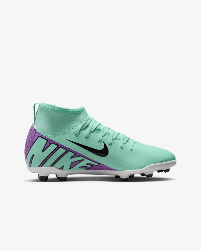 Kids Nike Football Jr Mercurial Superfly 9 Club Hyper Turquoiseblackwhitefuchsia Dream