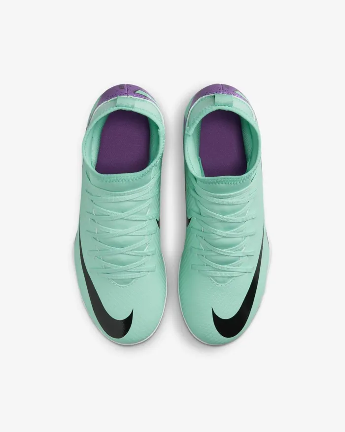 Kids Nike Football Jr Mercurial Superfly 9 Club Hyper Turquoiseblackwhitefuchsia Dream