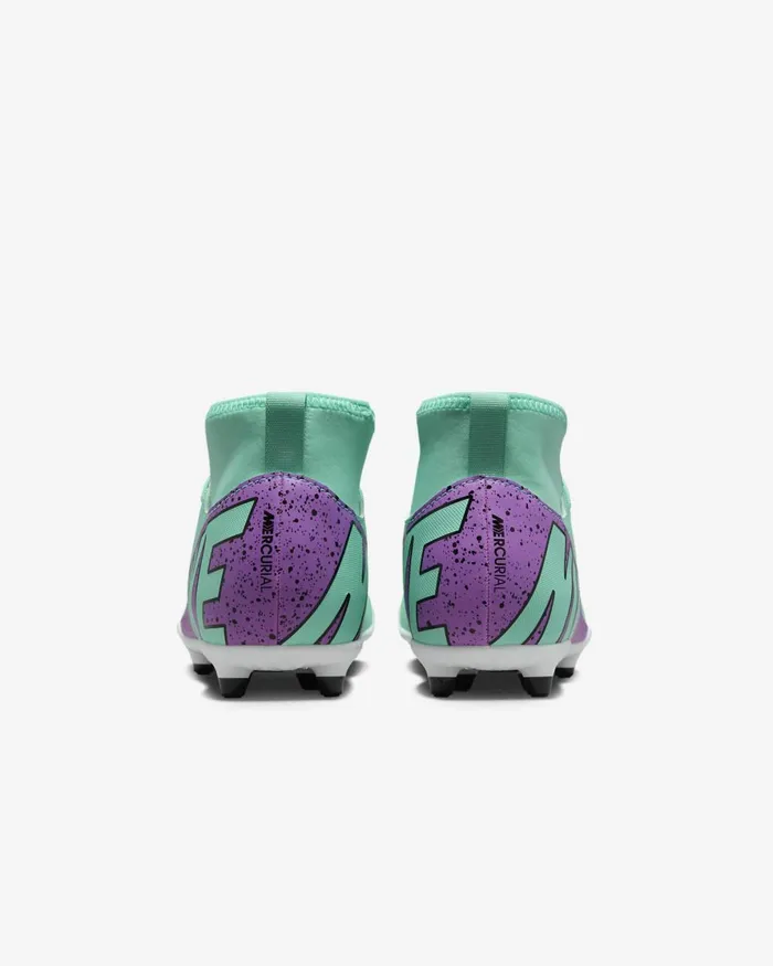 Kids Nike Football Jr Mercurial Superfly 9 Club Hyper Turquoiseblackwhitefuchsia Dream