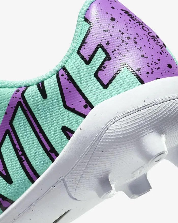 Kids Nike Football Jr Mercurial Vapor 15 Club Hyper Turquoiseblackwhitefuchsia Dream