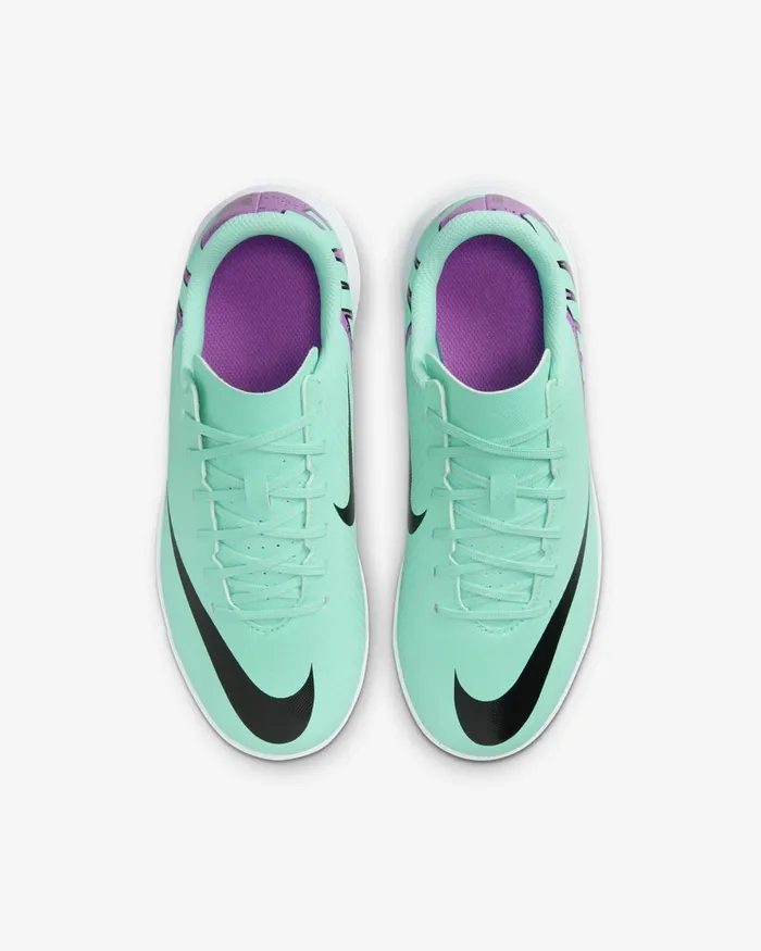 Kids Nike Football Jr Mercurial Vapor 15 Club Hyper Turquoiseblackwhitefuchsia Dream