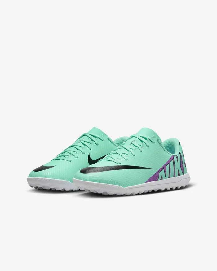 Kids Nike Football Jr Mercurial Vapor 15 Club Hyper Turquoiseblackwhitefuchsia Dream