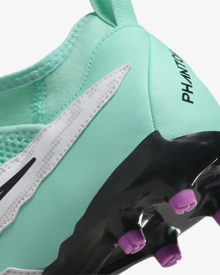 Kids Nike Football Jr Phantom GX Academy Hyper Turquoisefuchsia Dreamwhiteblack