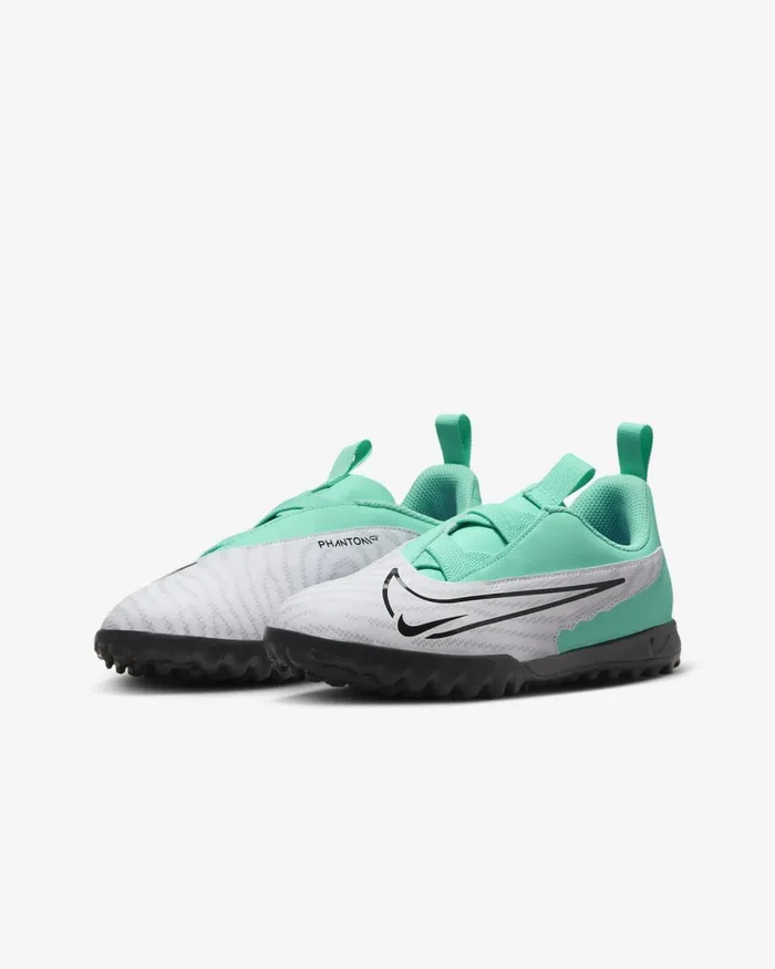 Kids Nike Football Jr Phantom GX Academy Hyper Turquoisefuchsia Dreamwhiteblack