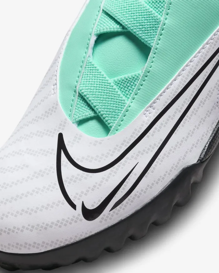 Kids Nike Football Jr Phantom GX Academy Hyper Turquoisefuchsia Dreamwhiteblack