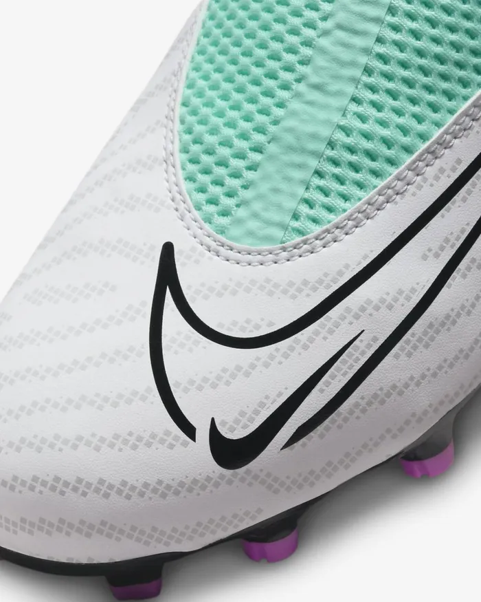 Kids Nike Football Jr Phantom GX Academy Hyper Turquoisefuchsia Dreamwhiteblack
