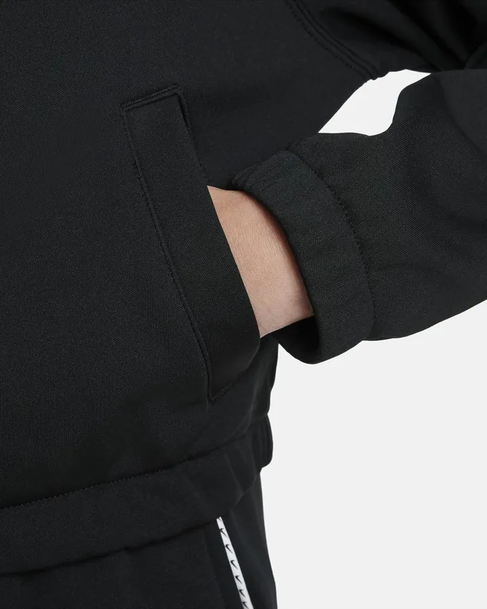 Kids Nike Jackets Sportswear Blackblackwhitewhite