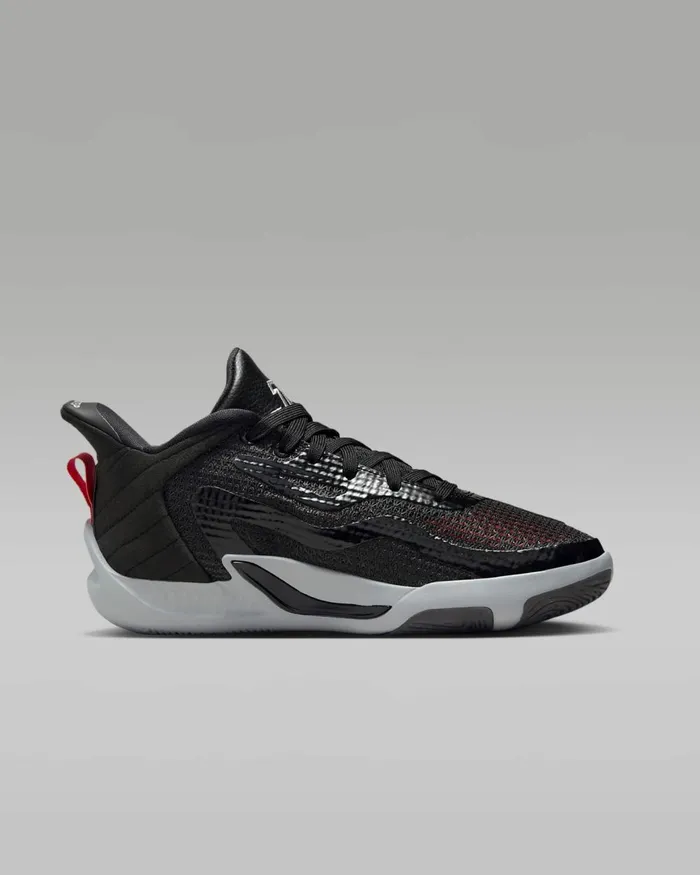 Kids Nike Jordan Tatum 1 039Old School039 Blackwolf Greyanthracitemetallic Silver