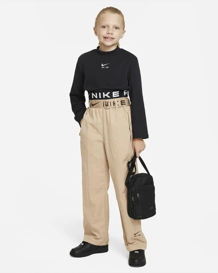 Kids Nike Tops And TShirts Air Blackwhite