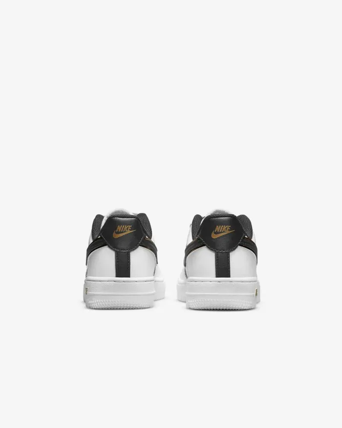 Kids Nike Younger Kids 3 8211 7 Years Force 1 LV8 Whitemetallic Goldwhiteblack