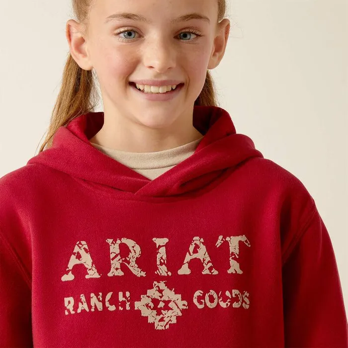Kids Sweatshirts and Hoodies Ariat Ranch Goods Hoodie Rio Red Kids Sweatshirts and Hoodies Ariat Ranch Goods Hoodie Rio Red