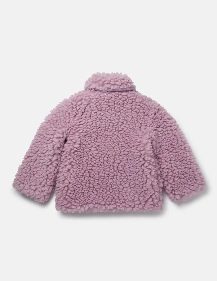 Kids Teddy Bear Coat Lavender Stella McCartney Outerwear Kids Teddy Bear Coat Lavender Stella McCartney Outerwear