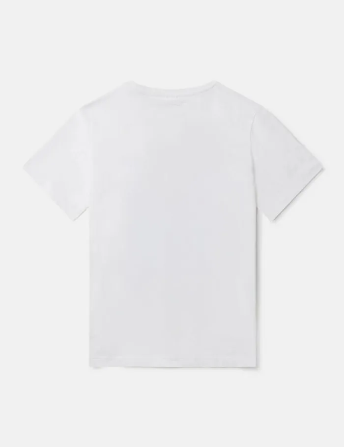 Kids Wish You Were Here Slogan TShirt White Stella McCartney TShirts And Tops