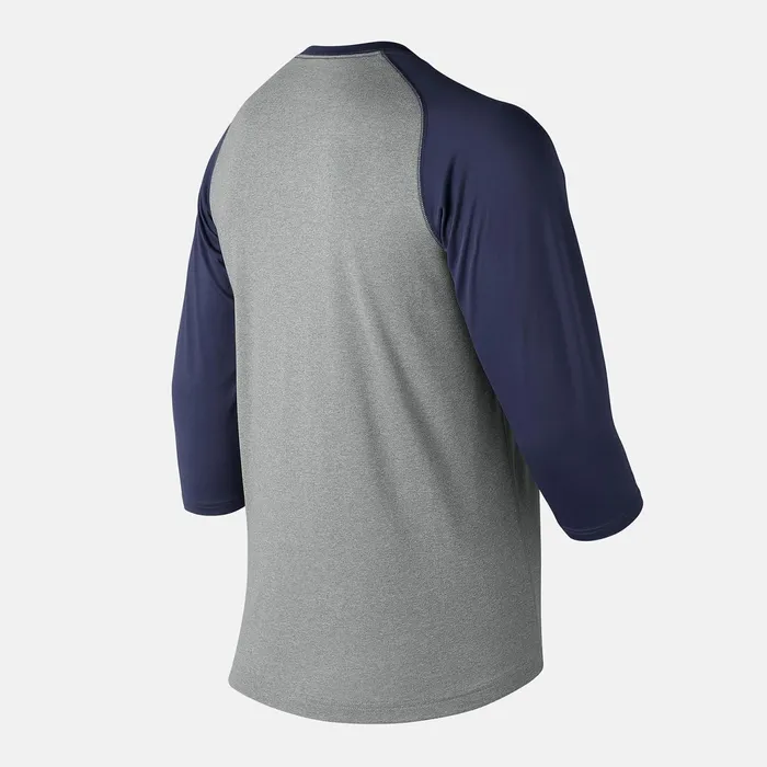 Kids Youth 3 Quarter Raglan Team Navy New Balance Tops Kids Youth 3 Quarter Raglan Team Navy New Balance Tops