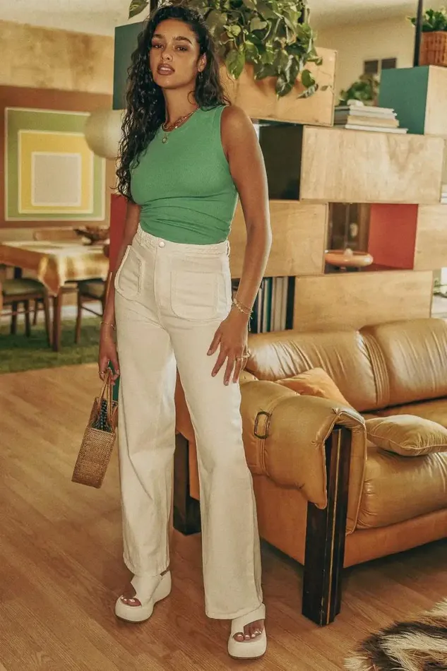 Kiera Jeans In White 8211 FINAL SALE White Women Bohme Denim