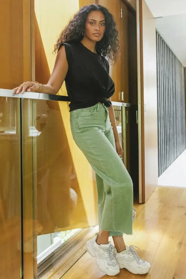 Kimberly Top In Black 8211 FINAL SALE Black Women Bohme Tees and Tanks