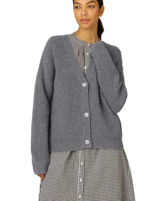 Knit Cardigan 8211 Soft Grey Clothing Ilse Jacobsen Knitwear Knit Cardigan 8211 Soft Grey Clothing Ilse Jacobsen Knitwear