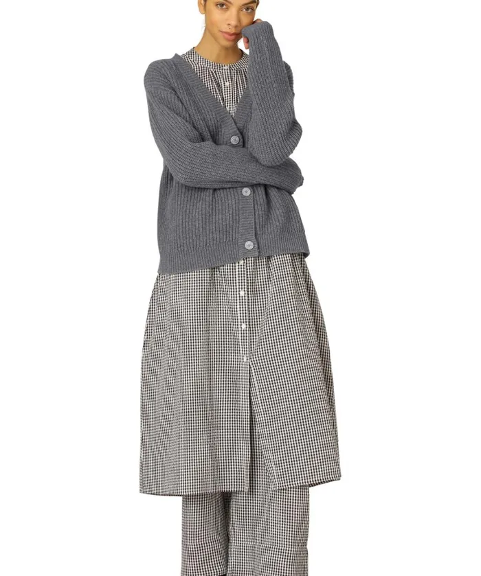 Knit Cardigan 8211 Soft Grey Clothing Ilse Jacobsen Knitwear Knit Cardigan 8211 Soft Grey Clothing Ilse Jacobsen Knitwear