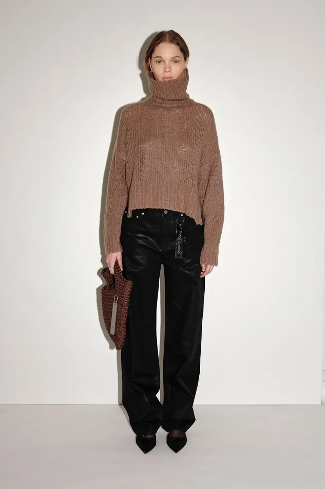 Knitwear Women Bobby 8211 Taupe Gray Wonhundred