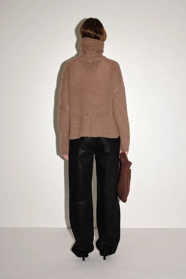 Knitwear Women Bobby 8211 Taupe Gray Wonhundred