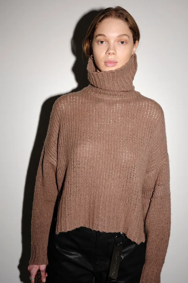 Knitwear Women Bobby 8211 Taupe Gray Wonhundred