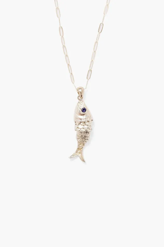 Koi Necklace Blue Topaz Women Chan Luu Necklaces
