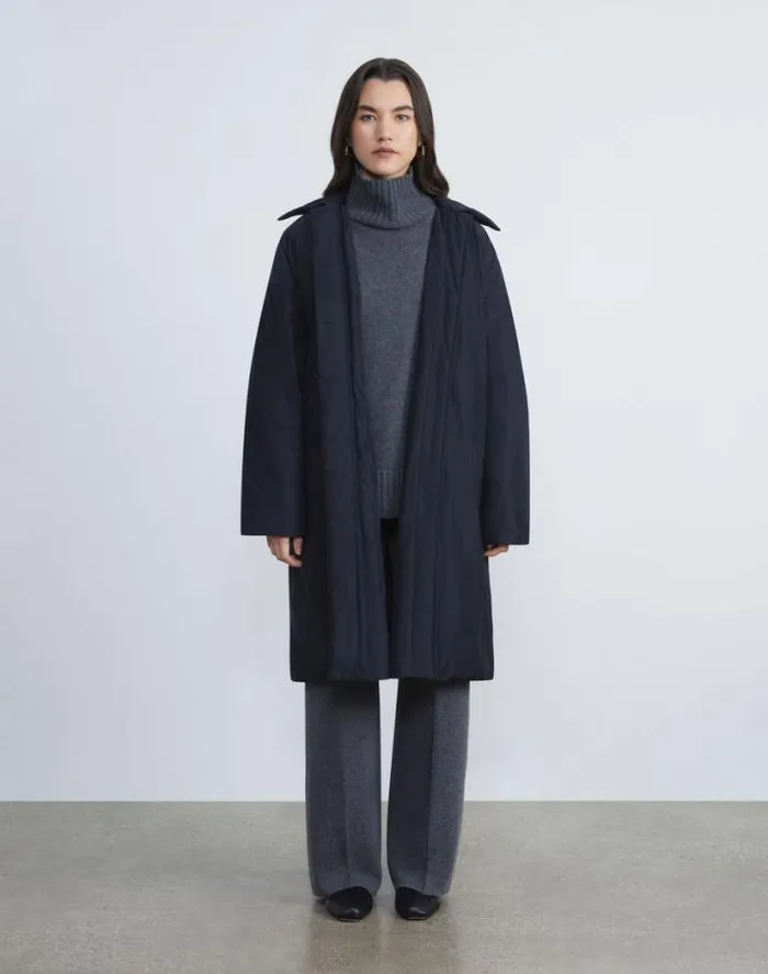 Lafayette 148 New York Cashmere Double Knit Pant Black Ready To Wear Pants and Shorts