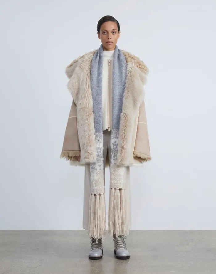 Lafayette 148 New York CashmereWool Mlange Relaxed Jogger Pant Oatmeal Melange Ready To Wear Pants and Shorts