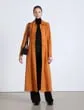 Lafayette 148 New York Nubuck Suede Coat Antique Bronze Ready To Wear Leathers and Suedes