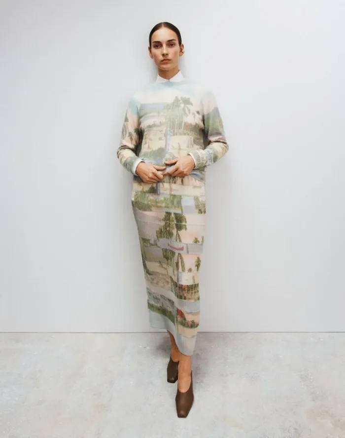 Lafayette 148 New York Stretch Cotton Fit and Flare Shirt White Ready To Wear Blouses and Shirts