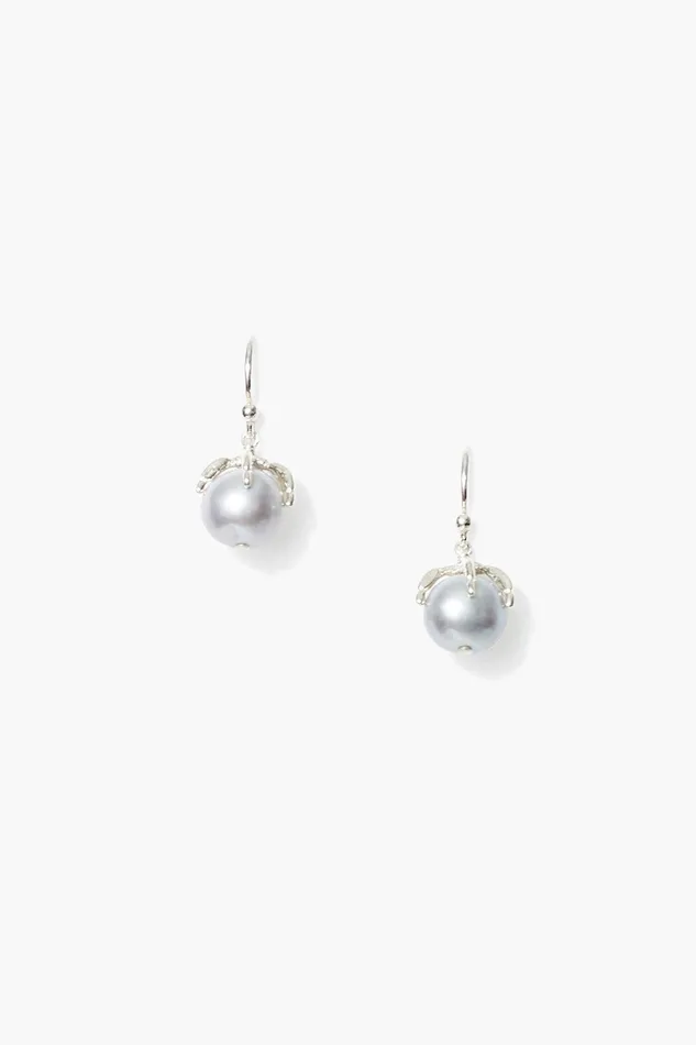 Lark Drop Earrings Mini Grey Pearl Women Chan Luu Earrings