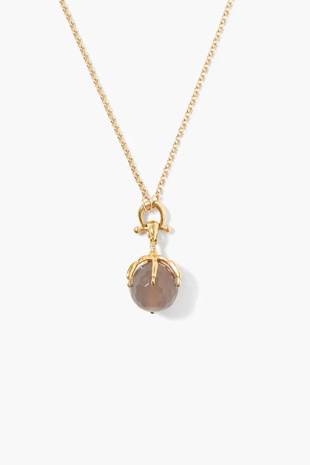 Lark Pendant Necklace Grey Onyx Women Chan Luu Necklaces