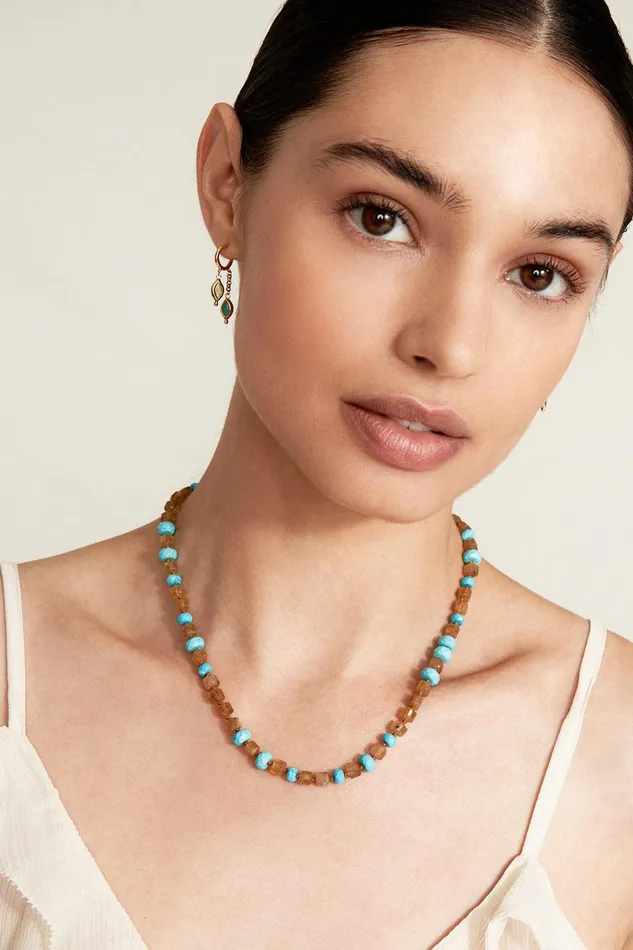 Laurel Necklace Turquoise Mix Women Chan Luu Necklaces