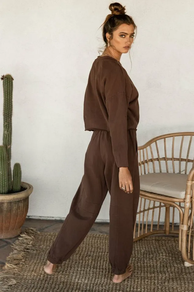 Laurent Cropped Sweater 8211 FINAL SALE Cream Women Bohme Tees and Tanks