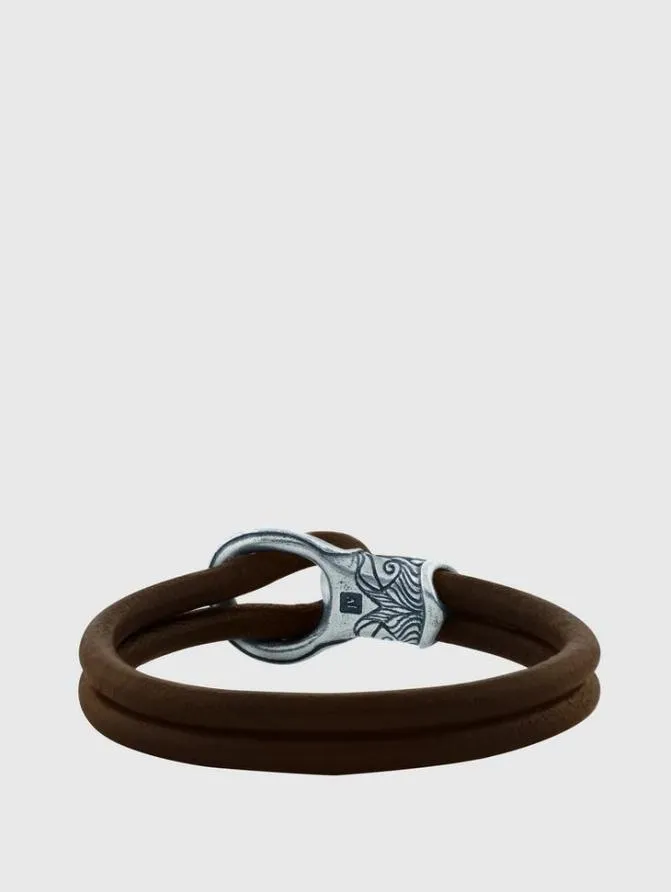 LEATHER BUCKLE BRACELET No Color Accessories John Varvatos Jewelry