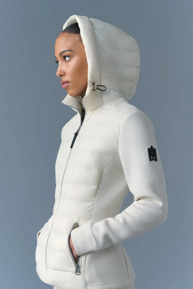 Light Down Jackets Women Mackage DELLAR Hybrid Jacket With Hood Black Light Down Jackets Women Mackage DELLAR Hybrid Jacket With Hood Black