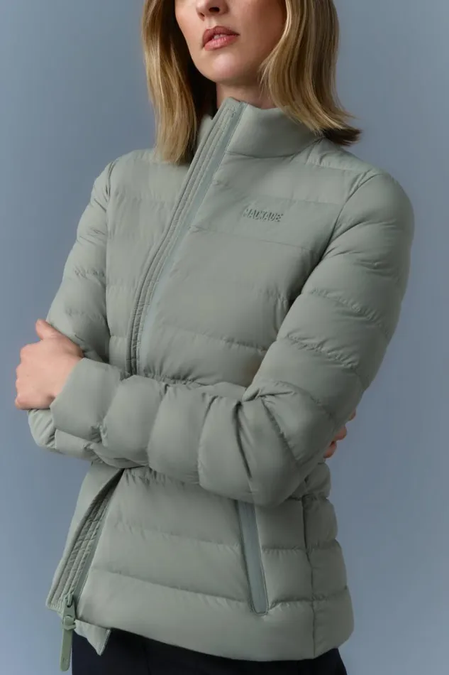 Light Down Jackets Women Mackage JACEYCITY Light Down Jacket With Stand Collar Cream Light Down Jackets Women Mackage JACEYCITY Light Down Jacket With Stand Collar Cream