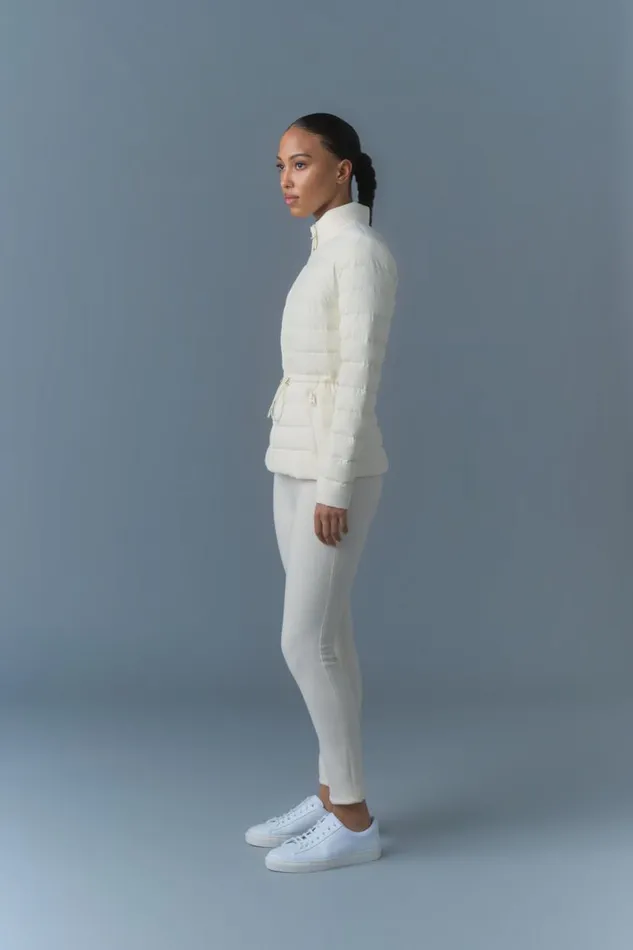 Light Down Jackets Women Mackage JACEYCITY Light Down Jacket With Stand Collar Cream Light Down Jackets Women Mackage JACEYCITY Light Down Jacket With Stand Collar Cream