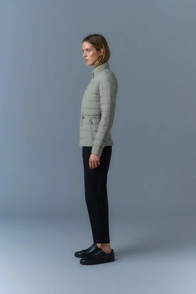 Light Down Jackets Women Mackage JACEYCITY Light Down Jacket With Stand Collar Cream Light Down Jackets Women Mackage JACEYCITY Light Down Jacket With Stand Collar Cream