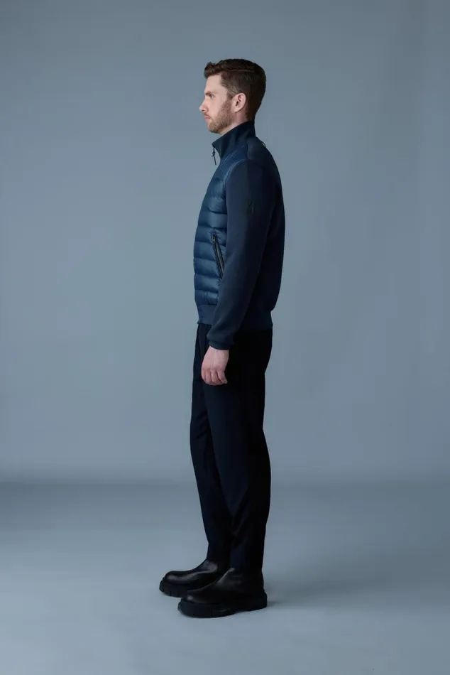 Light Jackets Men Mackage COLLINR Nano Down Mixed Media Bomber Jacket Trench Light Jackets Men Mackage COLLINR Nano Down Mixed Media Bomber Jacket Trench